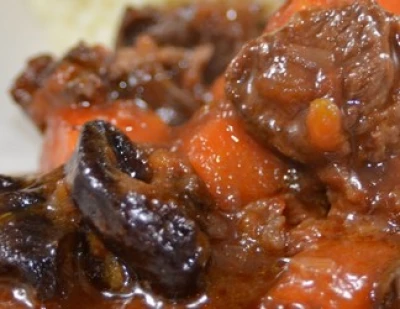 recette Daube de boeuf aux pruneaux