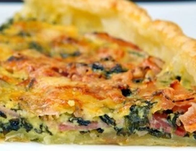 recette Quiche au cresson et jambon