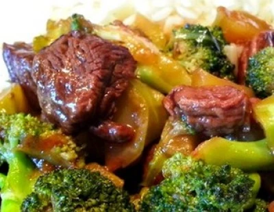 recette Boeuf sauté aux oignons et brocoli