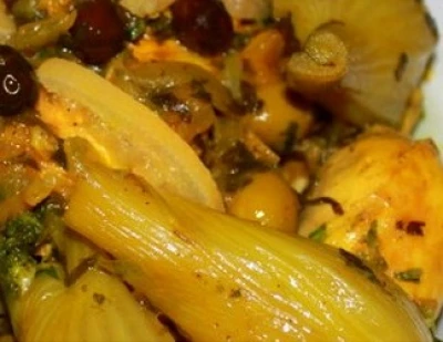 recette Tajine de poulet au fenouil