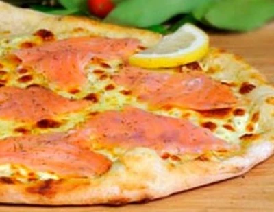 recette Pizza blanche à la truite fumée