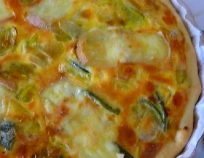 recette Quiche poireau et morbier