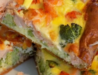 recette Quiche brocoli truite 