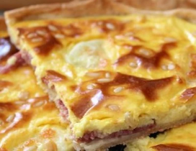 Quiche chorizo cantal