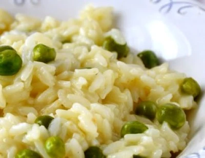 recette Risotto aux petits pois frais