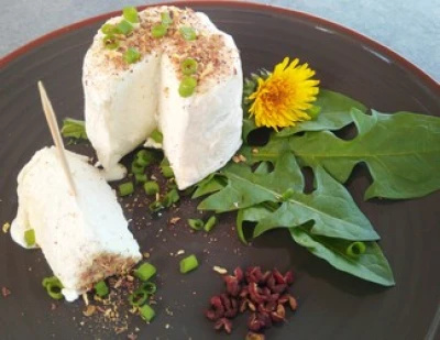 recette Chèvre frais au poivre Sichuan rare rouge