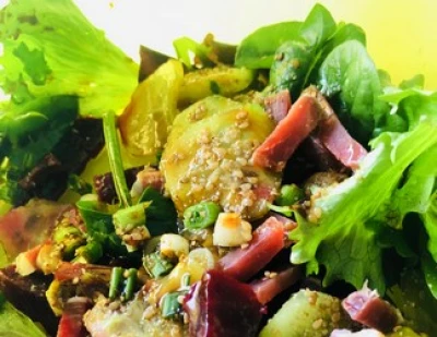 recette Salade basque en rouge et vert