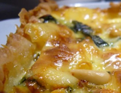 recette Tarte au vert de blettes et gouda au cumin