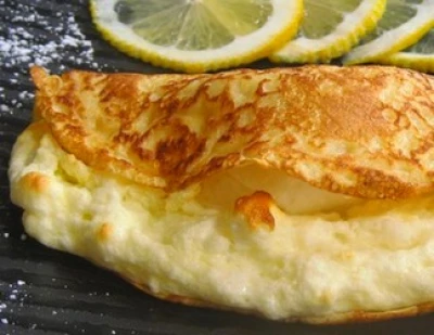 Crêpes soufflées au citron