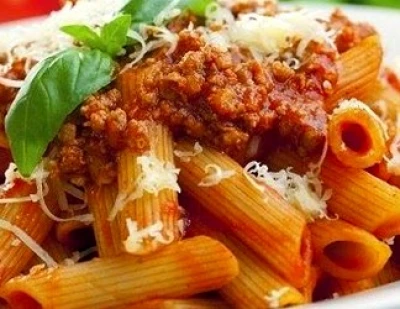 recette Pennes à la bolognaise maison