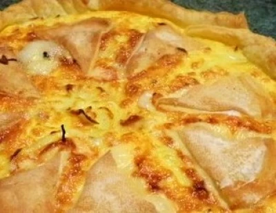 recette Tarte au reblochon de Savoie