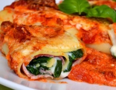 recette Cannelloni épinard jambon 