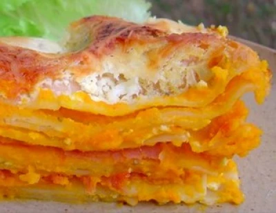 recette Lasagnes à la courge butternut