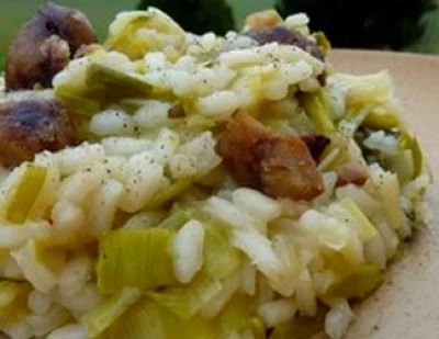 recette Risotto de poireau aux châtaignes