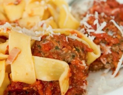 Boulettes de boeuf-légumes à la bolognaise