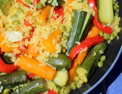 recette Paella de légumes 