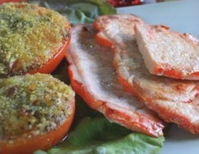 recette Lomo grillé et tomate à la provençale