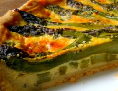 recette Quiche aux asperges vertes