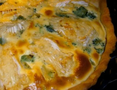 Quiche au brocoli et camembert