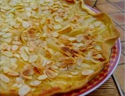 recette Ma tarte amandine pomme-poire