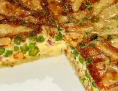 recette Quiche aux petits pois et fromage de brebis au piment d'espelette