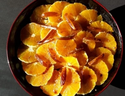 Salade d'orange à la marocaine