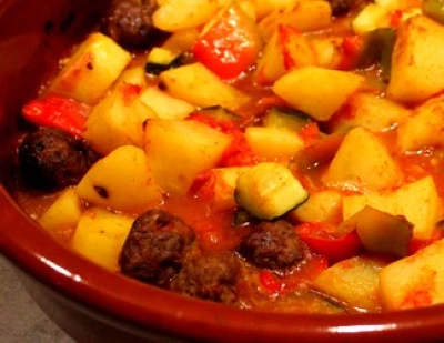 Tajine aux boulettes du soleil