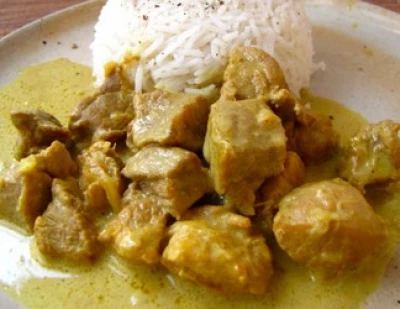 Curry de porc au lait de coco