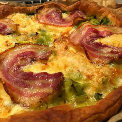 recette Quiche ventrèche poireau