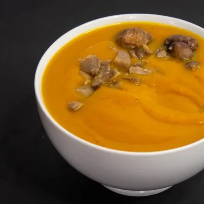 recette Velouté de potiron et châtaignes