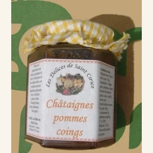 Confiture châtaigne  pomme coing - 230g