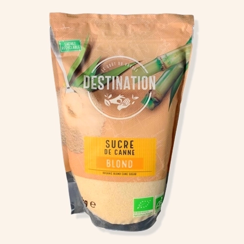 Sucre canne blond non raff. AB - 1 Kg