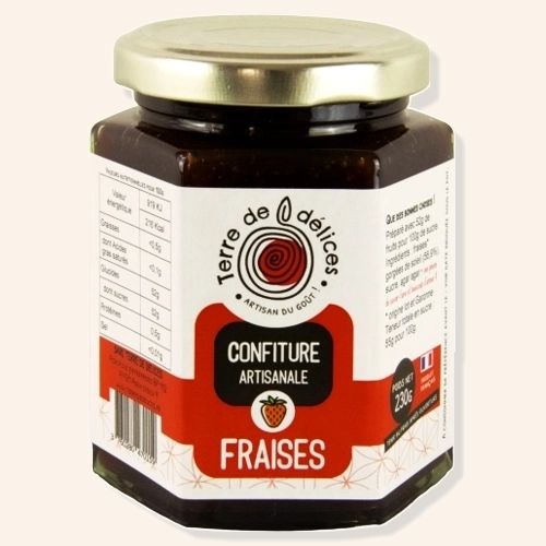 Confiture fraise nature - 230g