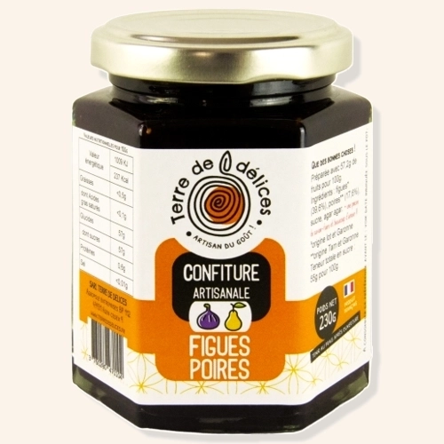 Confiture figues poires - 230g