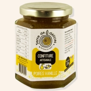 Confiture poires vanille 230g