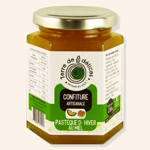 Confiture pastèque d'hiver au miel 230g