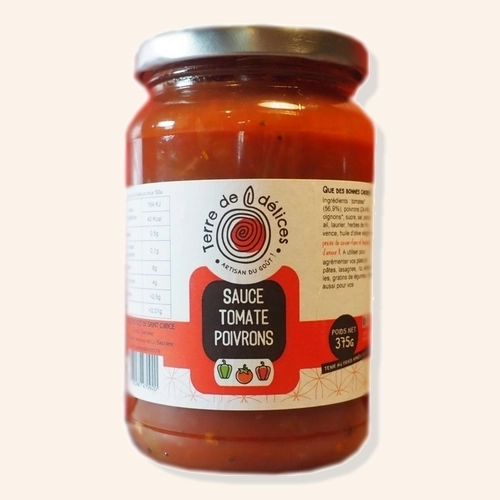 Sauce tomates aux poivrons - 375g