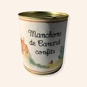 5 manchons de canards gras confits - 720g