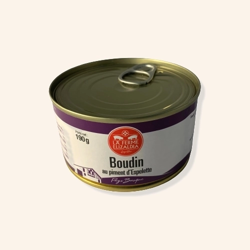 Boudin au piment d'Espelette - 190g