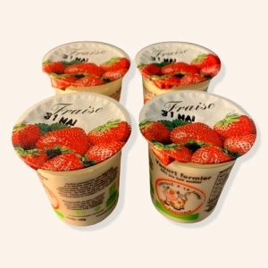 4 Yaourts Fraise AB (4 x 125g)