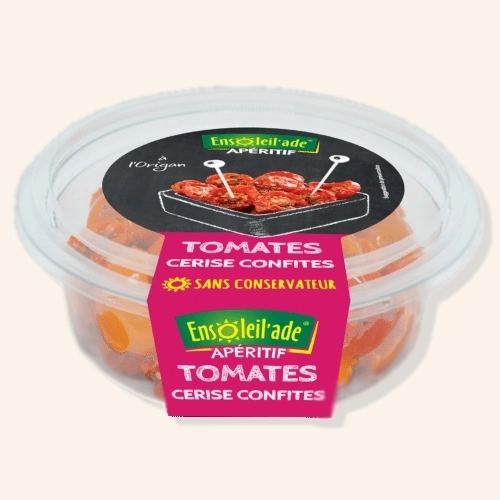 Tomates cerises mi séchées marinées - 125g