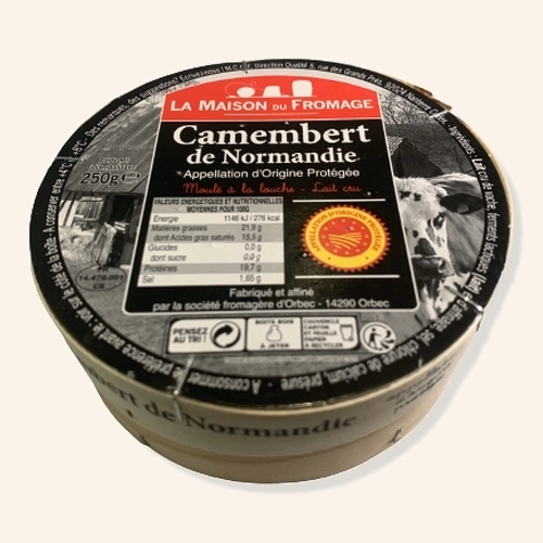 Camembert Lait cru AOP - 250g