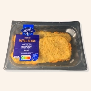 2 Filets Merlu Blanc Meunière - 2x110g