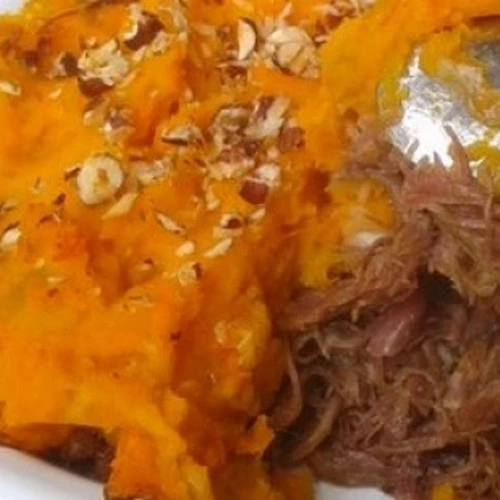 Parmentier de confit de canard à la butternut