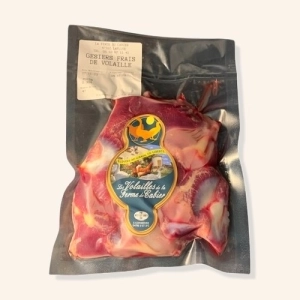 Gésiers frais de poulet fermier 300g