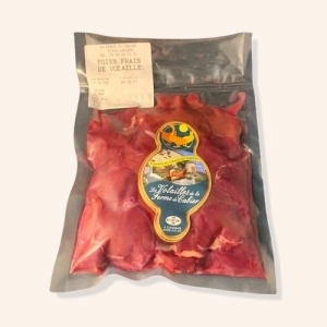 Foies frais de poulet fermier 350g