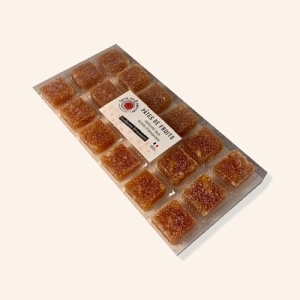 Pâtes de fruits abricots aux éclats d’amandes - 140g