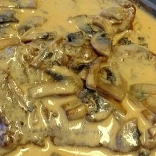 Escalopes de veau sauce forestière