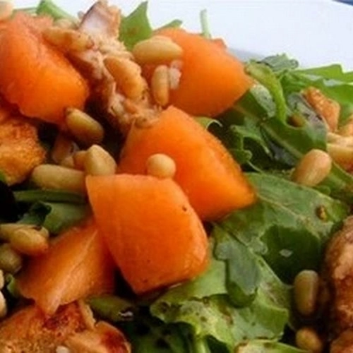 Salade sucrée-salée au poulet et melon