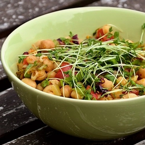 Salade de pois chiches à la marocaine